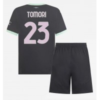 Maglia Calcio AC Milan Fikayo Tomori #23 Terza Divisa Bambino 2024-25 Manica Corta (+ pantaloncini)